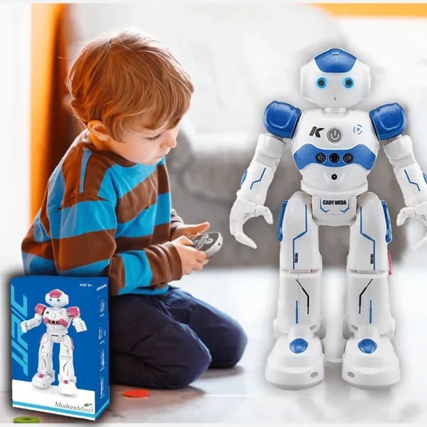 Multi-functional smart interactive robot for kids, with gesture control, talking, & dancing.