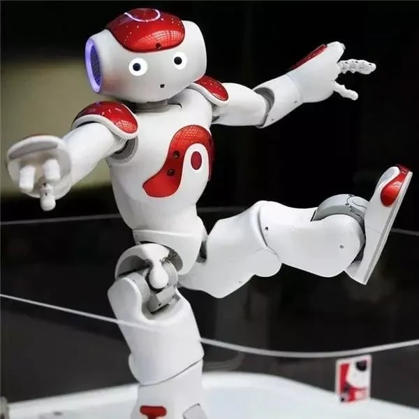 Modern smart interactive robot toy for kids, providing gesture control, entertainment, & education.