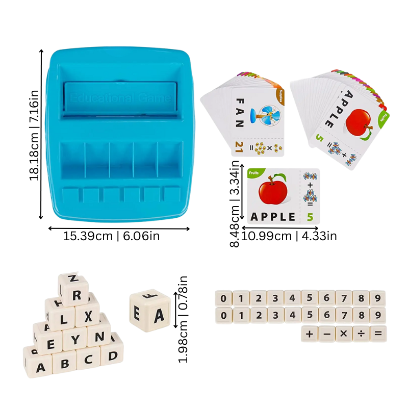 Educational smart toy for children, displaying ABCs and numbers, enhancing preschool learning skills