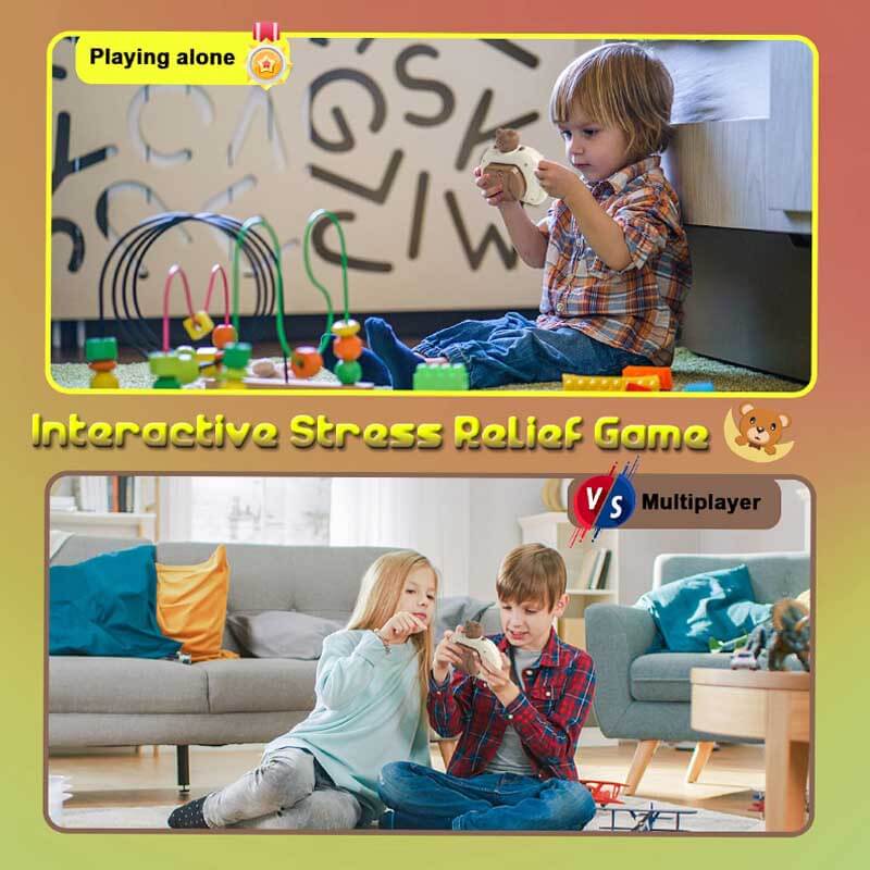 Kids' Speedy Push Pop Fidget Game Console, a vibrant pop game and educational toy