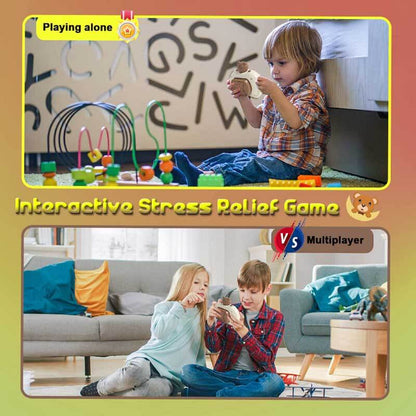Kids' Speedy Push Pop Fidget Game Console, a vibrant pop game and educational toy