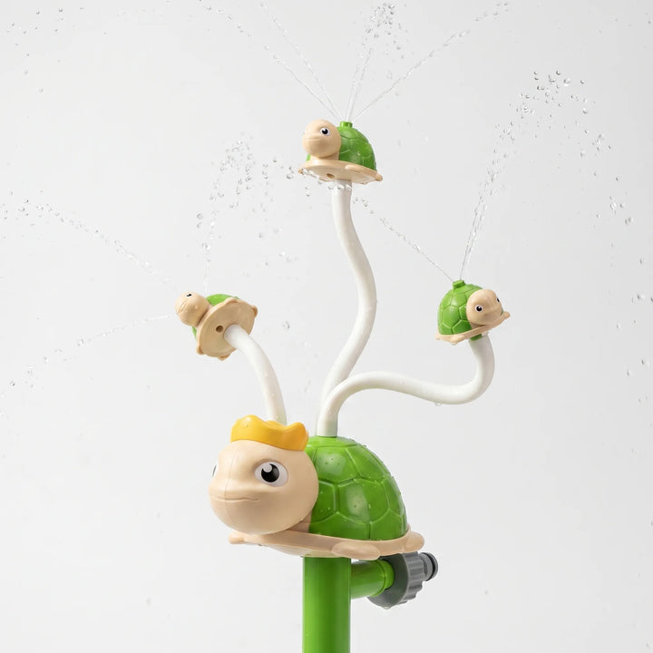 Fun spinning sprinkler for kids, transforms any backyard into a refreshing water park for play.