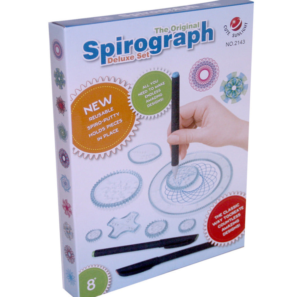 Spirograph art supplies set, ideal gift for kids to create unique patterns & designs