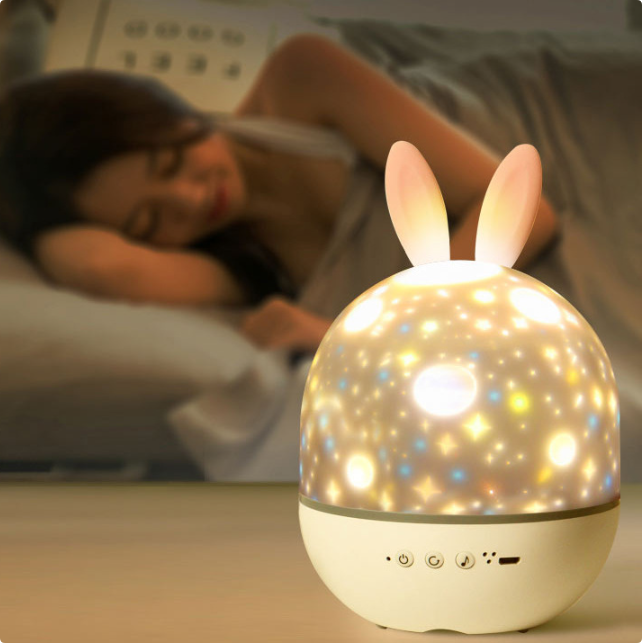 Night light projector for children, displaying a realistic starry sky, a perfect nursery sleep aid