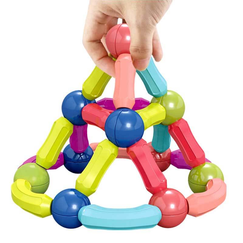 Fun magnetic STEM blocks playset, engaging educational tool for children