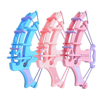 Interactive kids' sticky ball dart game for indoor play, comes with bow and arrows