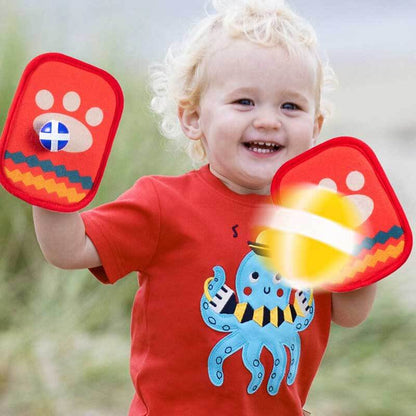 Indoor kids' dart game, brightly colored sticky ball target with soft toy bow set