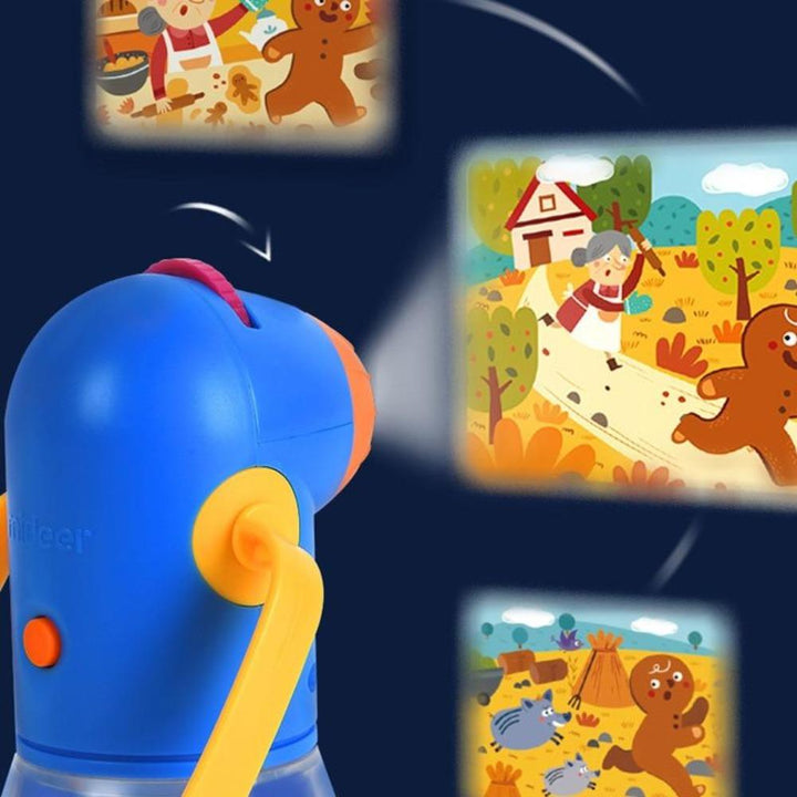 Bedtime essential: Kids storybook projector & night light for children's learning