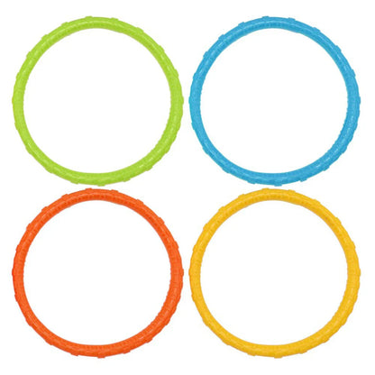 Children learning to dive with Shark Rocket toys, an engaging and educational water activity.