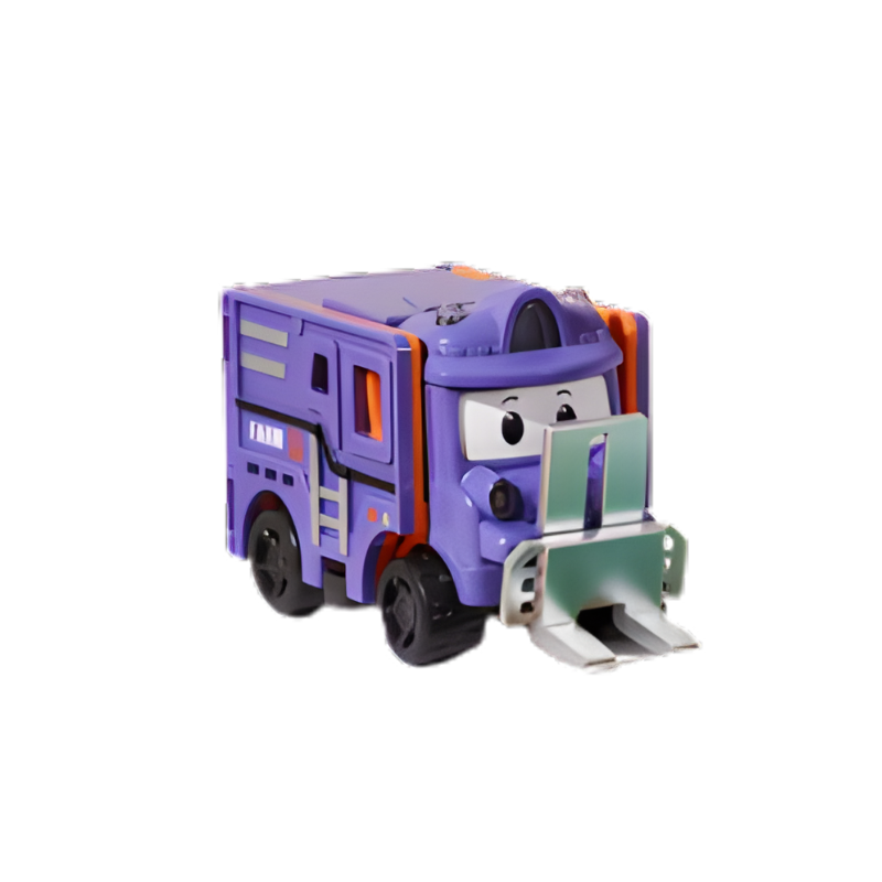 Hands playing with a transforming pull-back car, promoting imaginative and active play