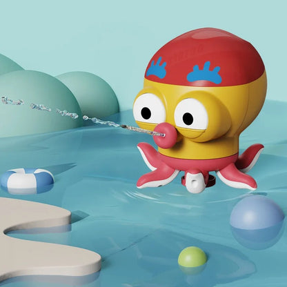 Fun kids' octopus glider, a durable water toy for outdoor swimming play