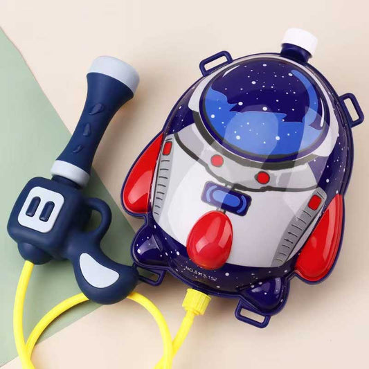 Kids' unicorn backpack water blaster, perfect for outdoor summer fun and pool play with friends