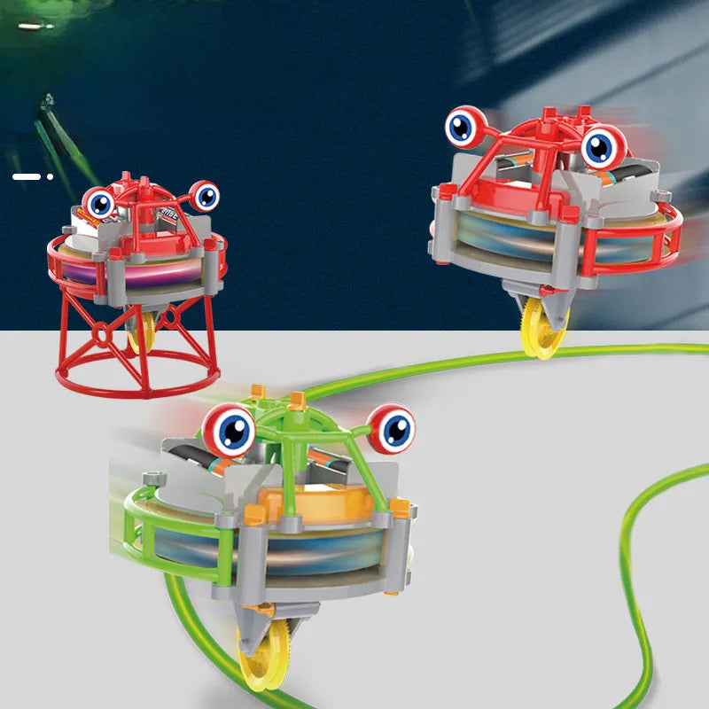 Children's robot toy that balances on one wheel, ideal for developing motor skills.