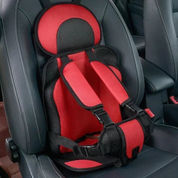 Compact car seat for kids, universal portable design, ideal for travel with infants and toddlers