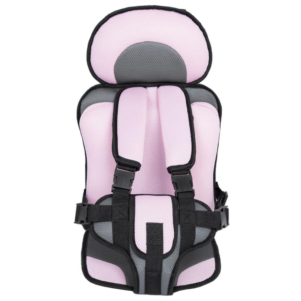 Infant travel car seat, portable & universal, ergonomic design for toddlers, black with cushioning