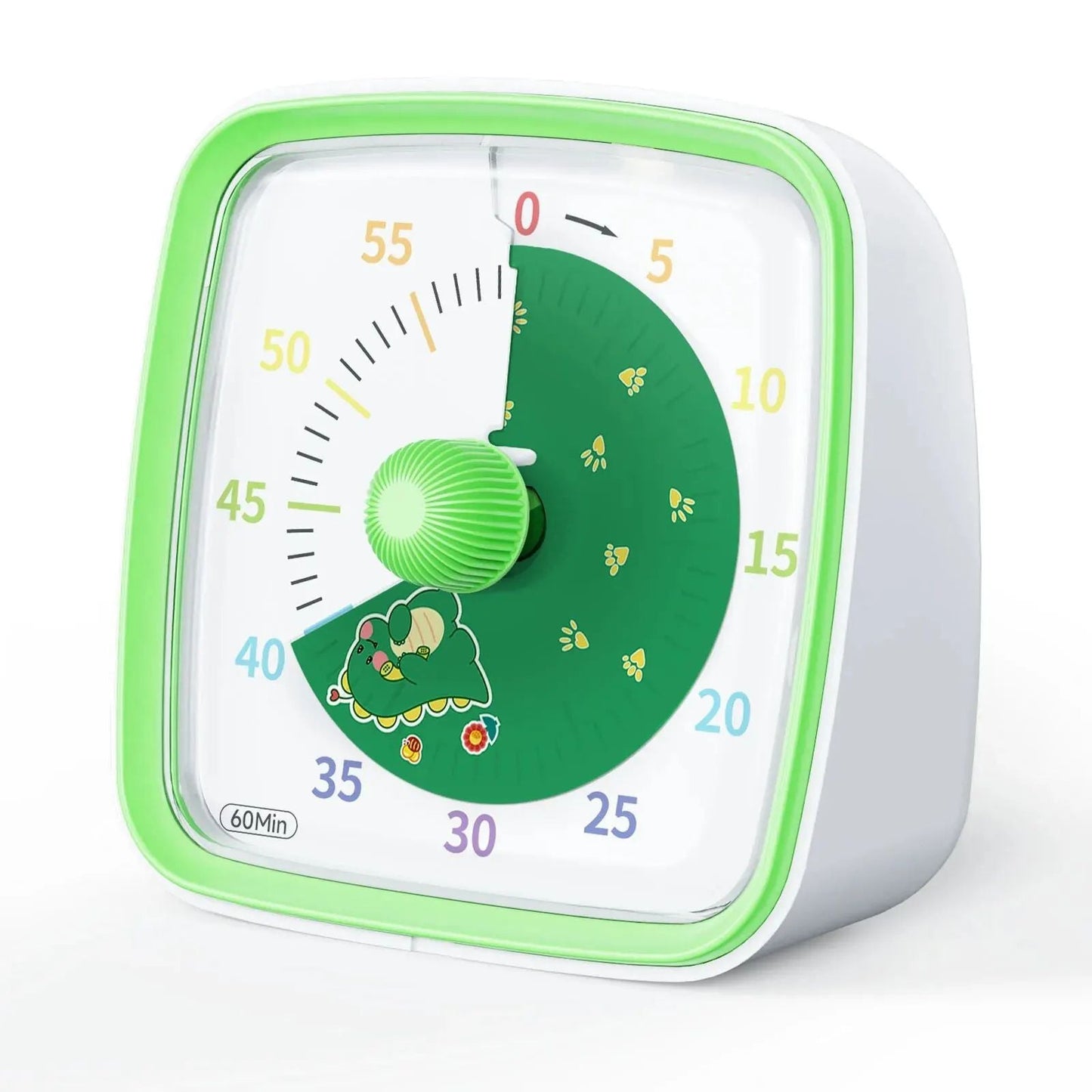 Visual academic timer for children, encouraging independent learning and better time awareness.