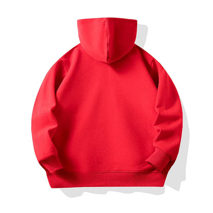 Close-up of the kids' zipper hoodie fabric, showing its soft, warm cotton texture.