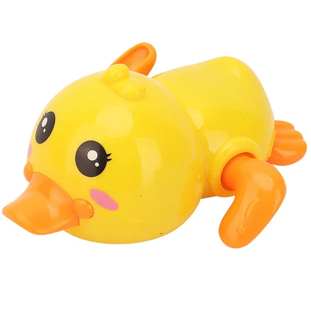Plastic wind-up boat bath toy designed for safe and fun water play for children