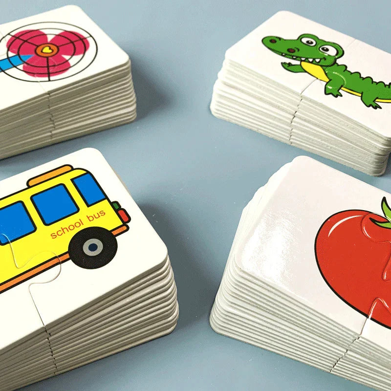 Colorful wooden puzzle set for cognitive development, teaches shapes and colors to toddlers