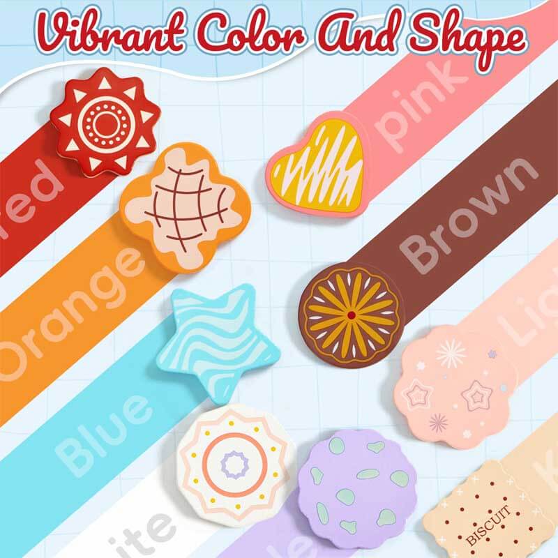 Complete wooden cookie baking set for kids kitchen, encouraging imaginative play