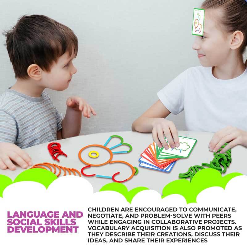 Hands-on wooden STEM building blocks for imaginative and educational play