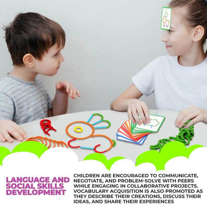 Hands-on wooden STEM building blocks for imaginative and educational play