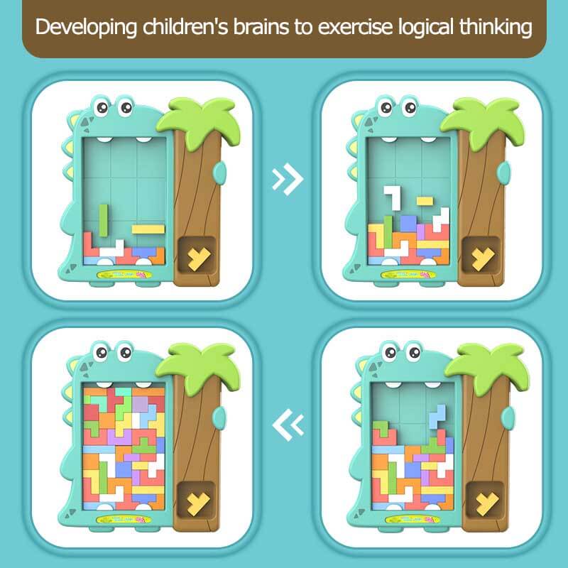 Eco-friendly wooden educational puzzle for toddlers, safe and durable, ideal developmental toy
