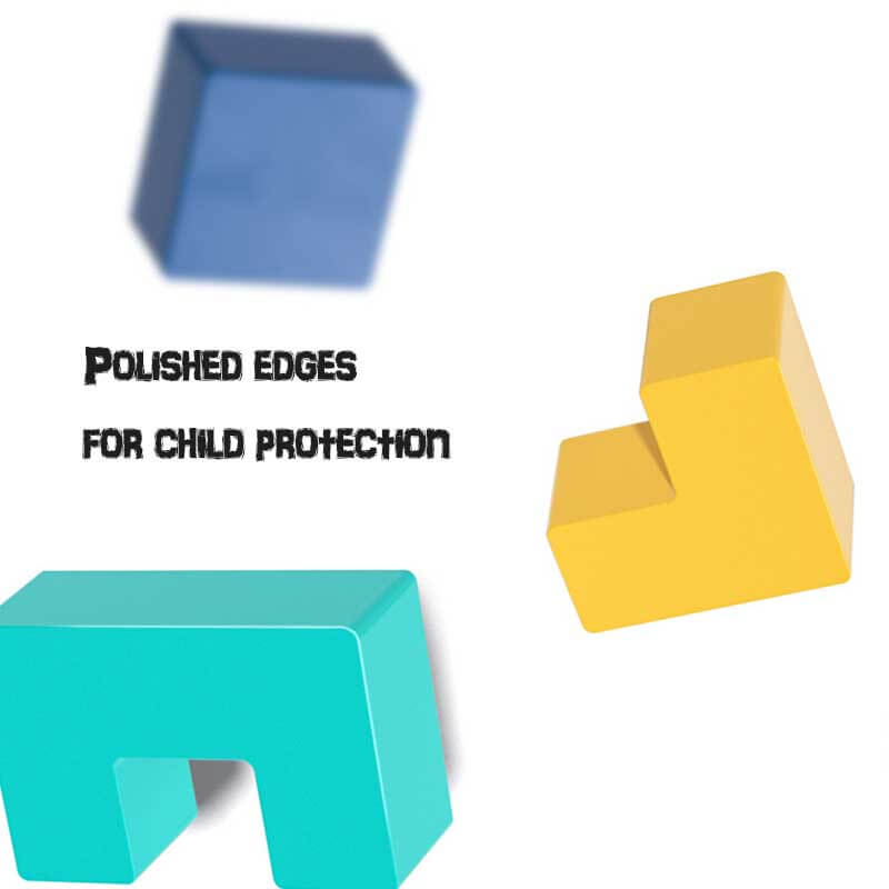 Wooden pegged puzzle with vibrant colors, stimulating visual perception and imaginative play for kids
