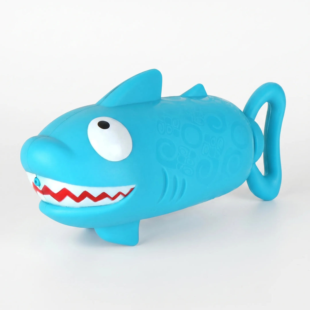 Dinosaur water squirter toy for kids' outdoor play, garden fun, pool games & beach adventures.