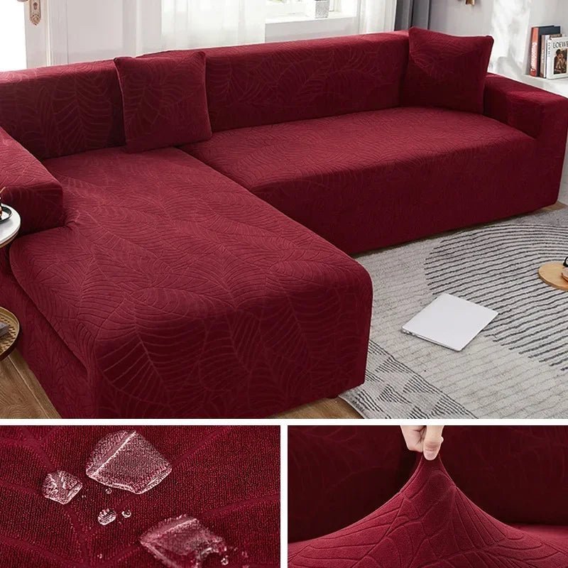 Premium polyester L-shape slipcover, designed for snug fit and ultimate furniture protection.