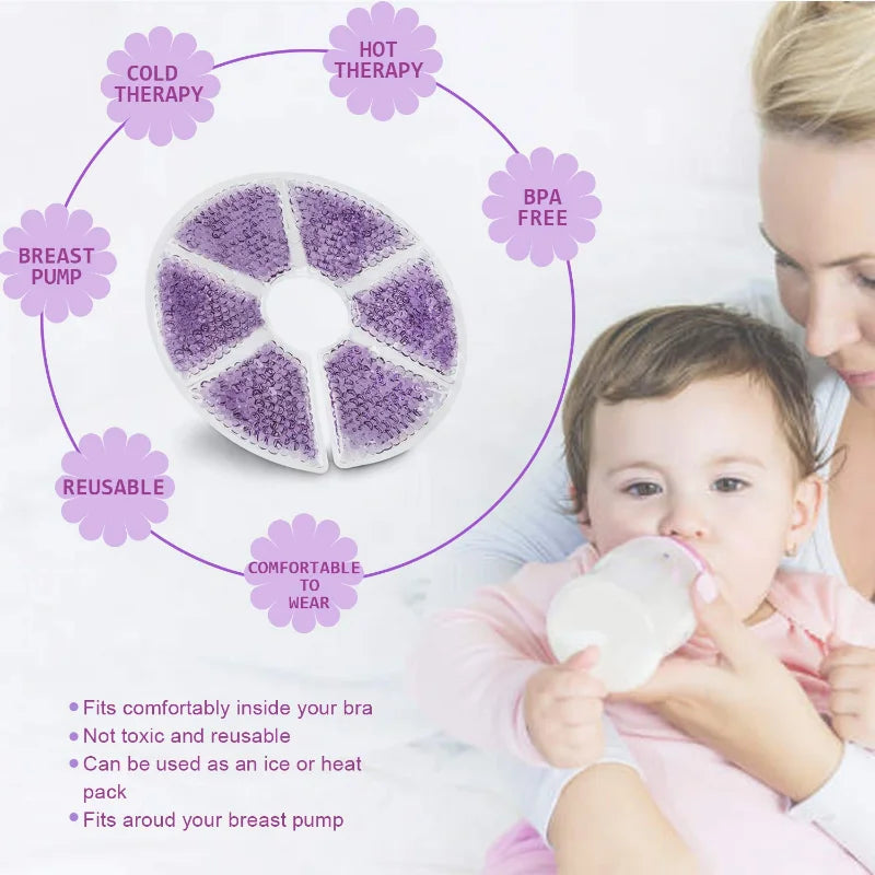 Postpartum breast care: therapy pads for soothing discomfort after childbirth and during nursing