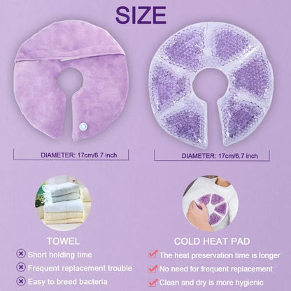 Medical-grade breast therapy packs providing targeted relief for nursing mothers