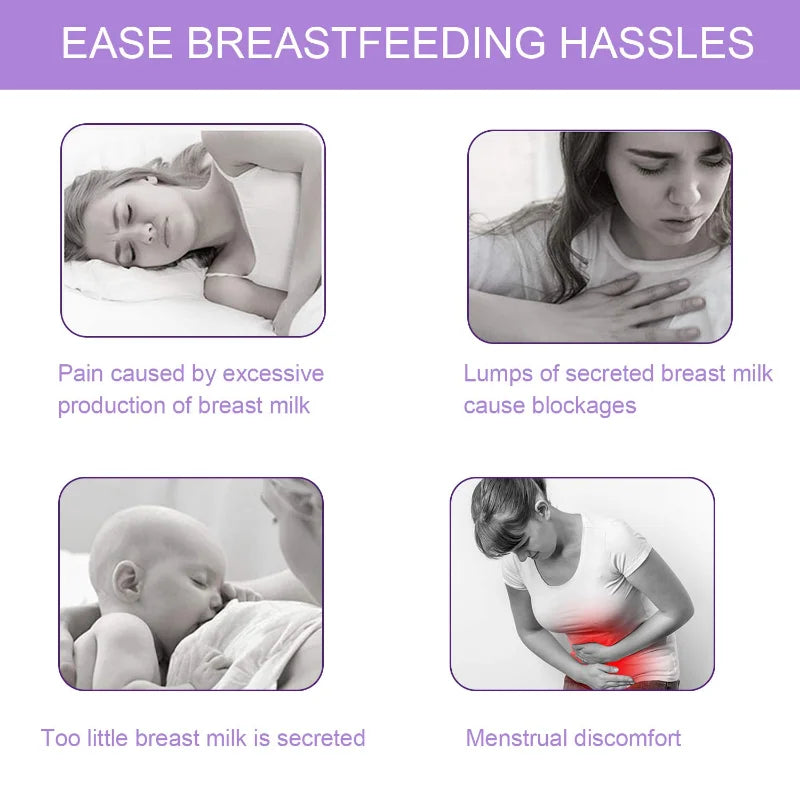 TheraPearl breast pads offering natural and drug-free relief for common breastfeeding issues