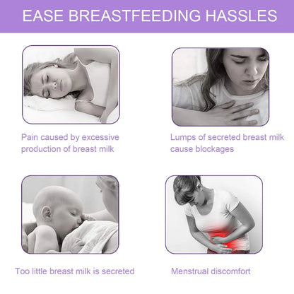 TheraPearl breast pads offering natural and drug-free relief for common breastfeeding issues