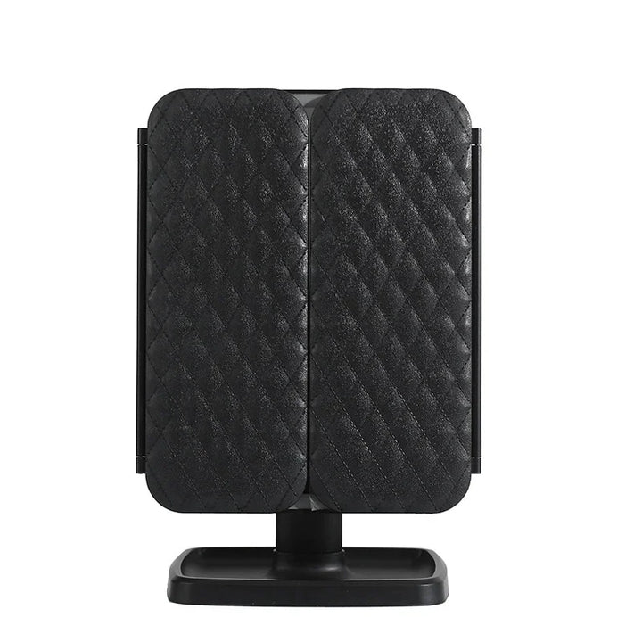 Functional beauty tool: LED Tri-Fold Vanity Mirror with 3 adjustable light color modes for precise skincare.