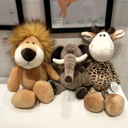 Lifelike stuffed forest animal plush toy for kids, soft and cuddly nursery decor
