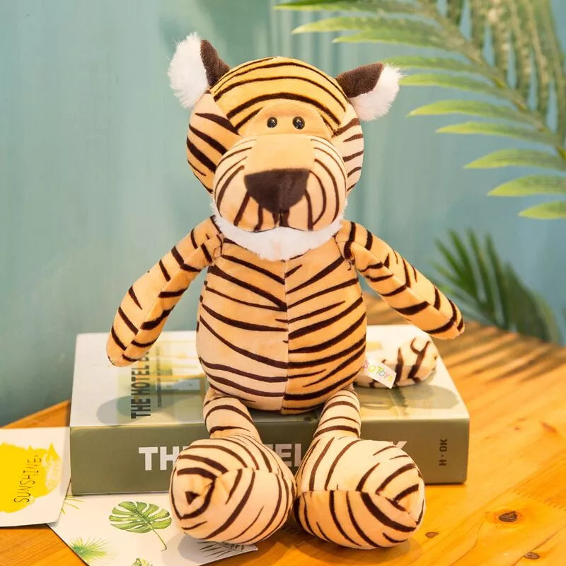 Plush forest animal pillow, soft and comforting for naptime