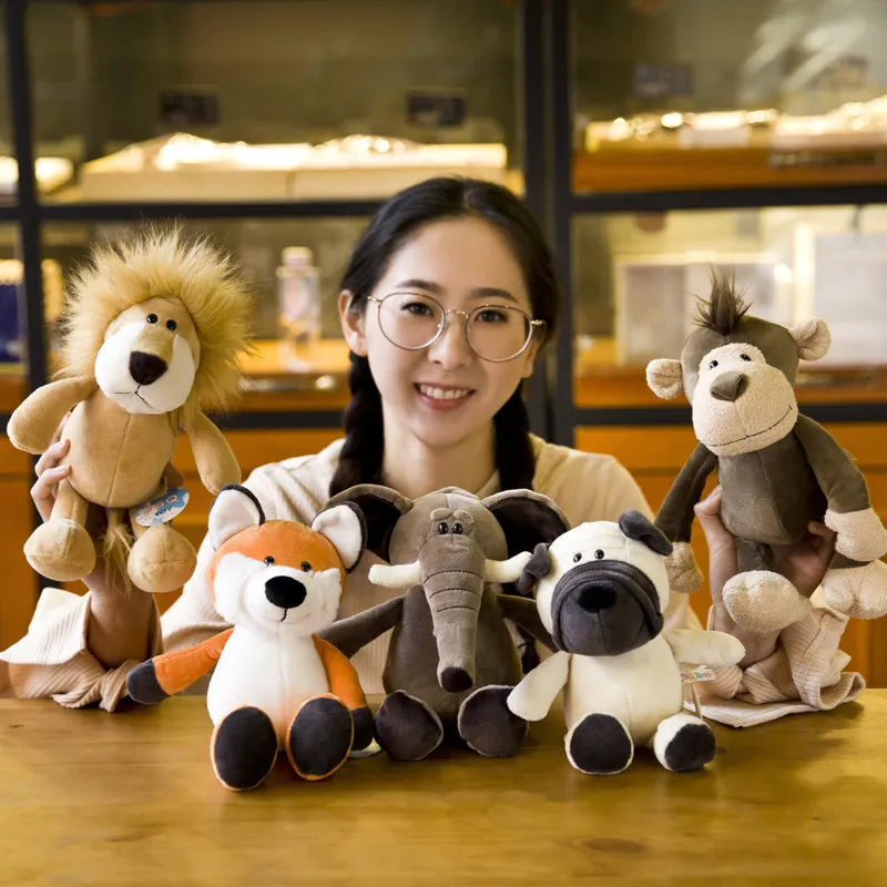 High-quality stuffed forest animal, durable and soft for playtime