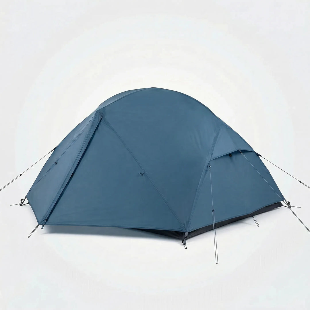 Compact 2-person double-layer tent, perfect for backpacking, camping & hiking. Lightweight, 3-season outdoor dome tent.