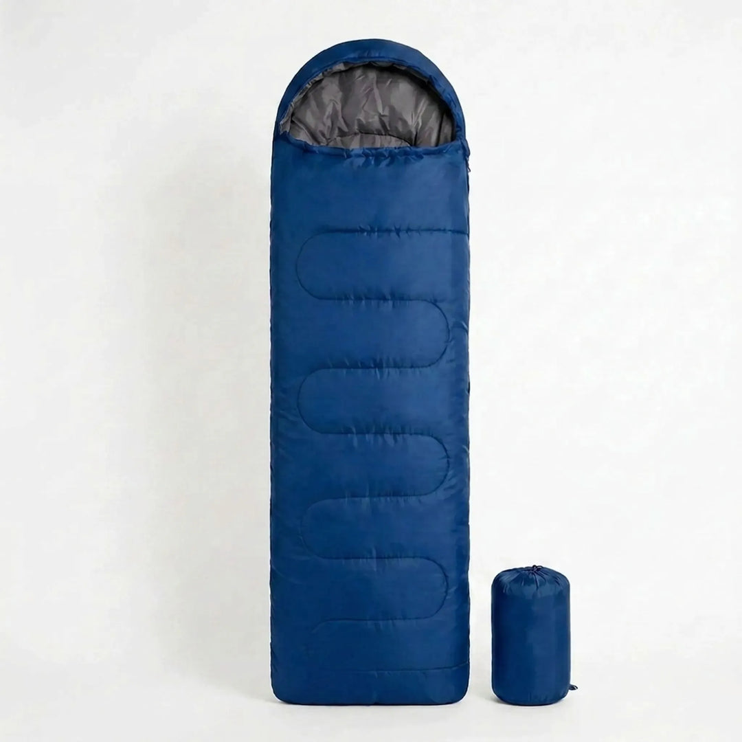 Essential lightweight 3-season sleeping bag for camping, hiking & backpacking. Compact outdoor gear for travel.