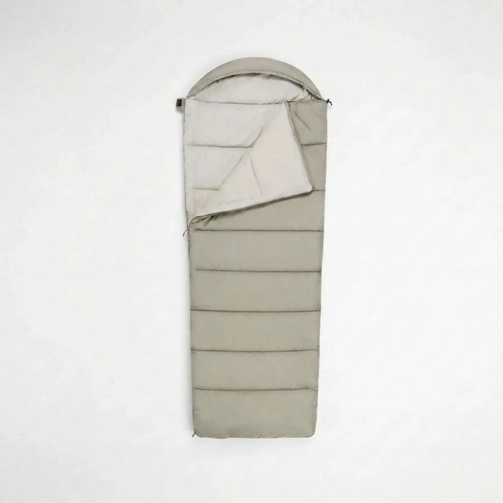 Unisex lightweight 3-season envelope sleeping bag, perfect for all your camping, hiking, and backpacking needs.