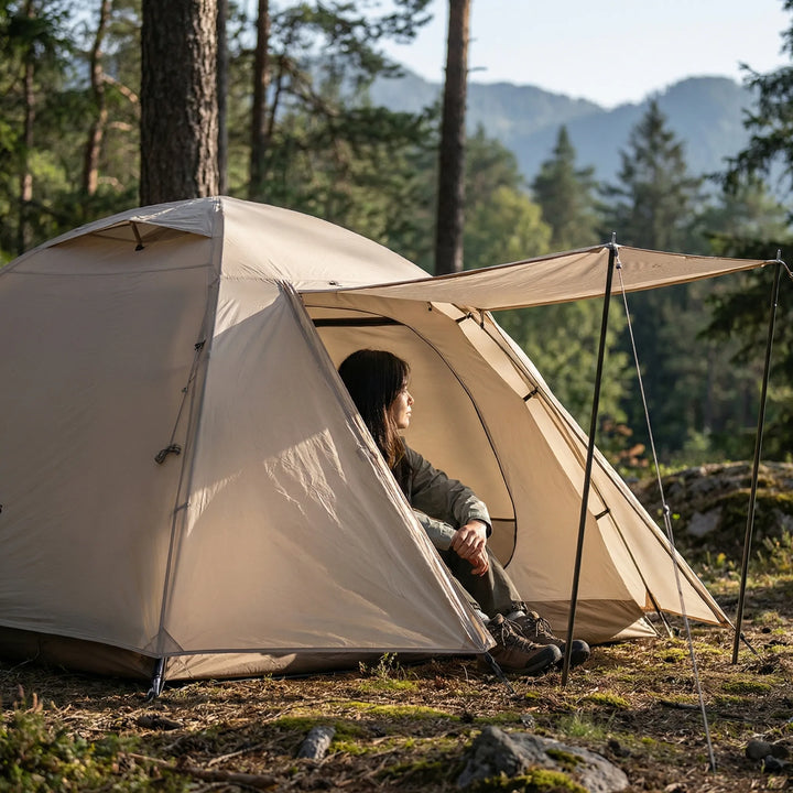 Lightweight 3-season hiking tent for backpacking & camping adventures.