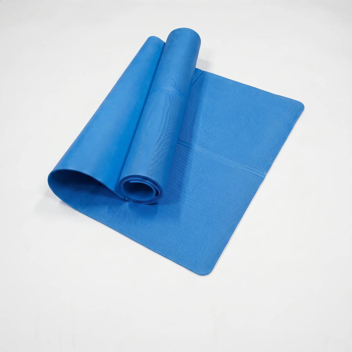 Versatile workout mat, lightweight with non-slip surface, ideal for yoga, pilates & floor exercises.