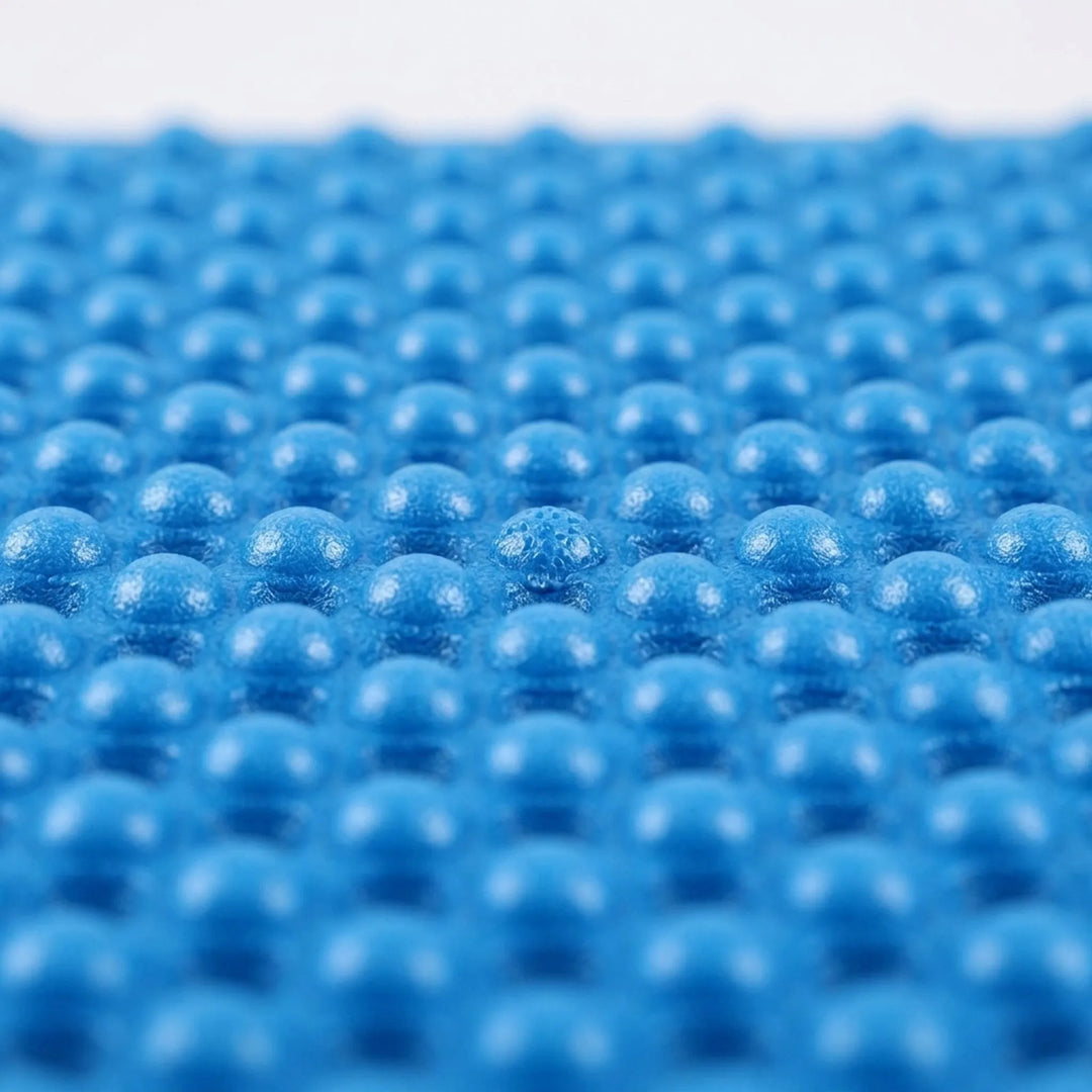 Backpacking XPE foam sleeping pad. Ultralight foldable camping mat for portable outdoor gear.