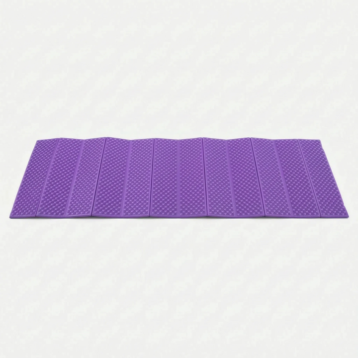 Portable foldable camping mat for hiking, backpacking & outdoor adventures. Lightweight sleeping pad.