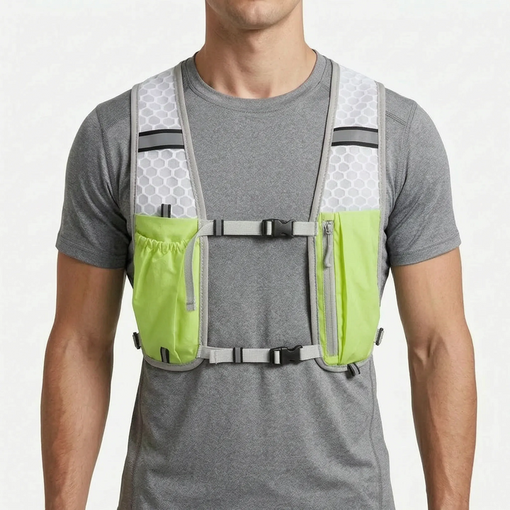Stylish turquoise lightweight hydration backpack, essential outdoor gear for active hikers & runners.