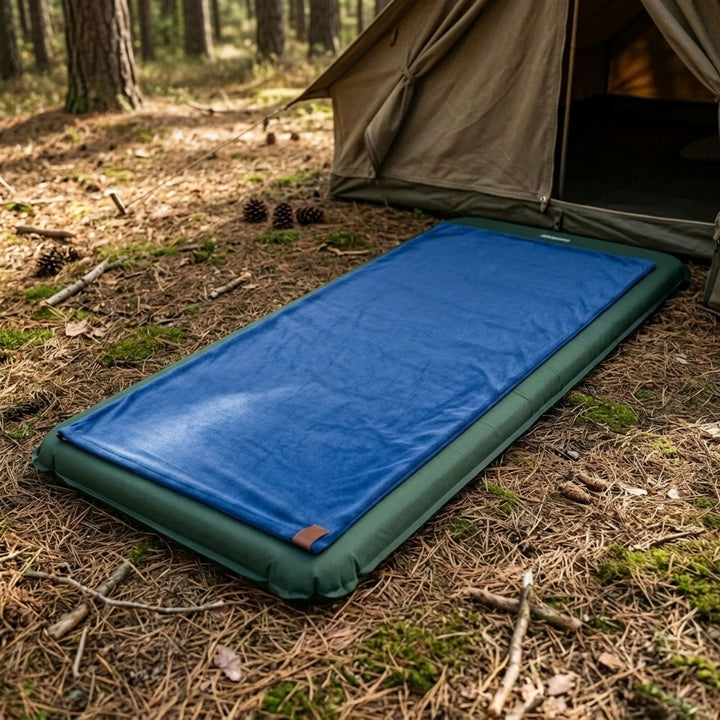 Lightweight unisex envelope sleeping bag liner for camping & travel. Adds hygiene & comfort to any sleeping bag.