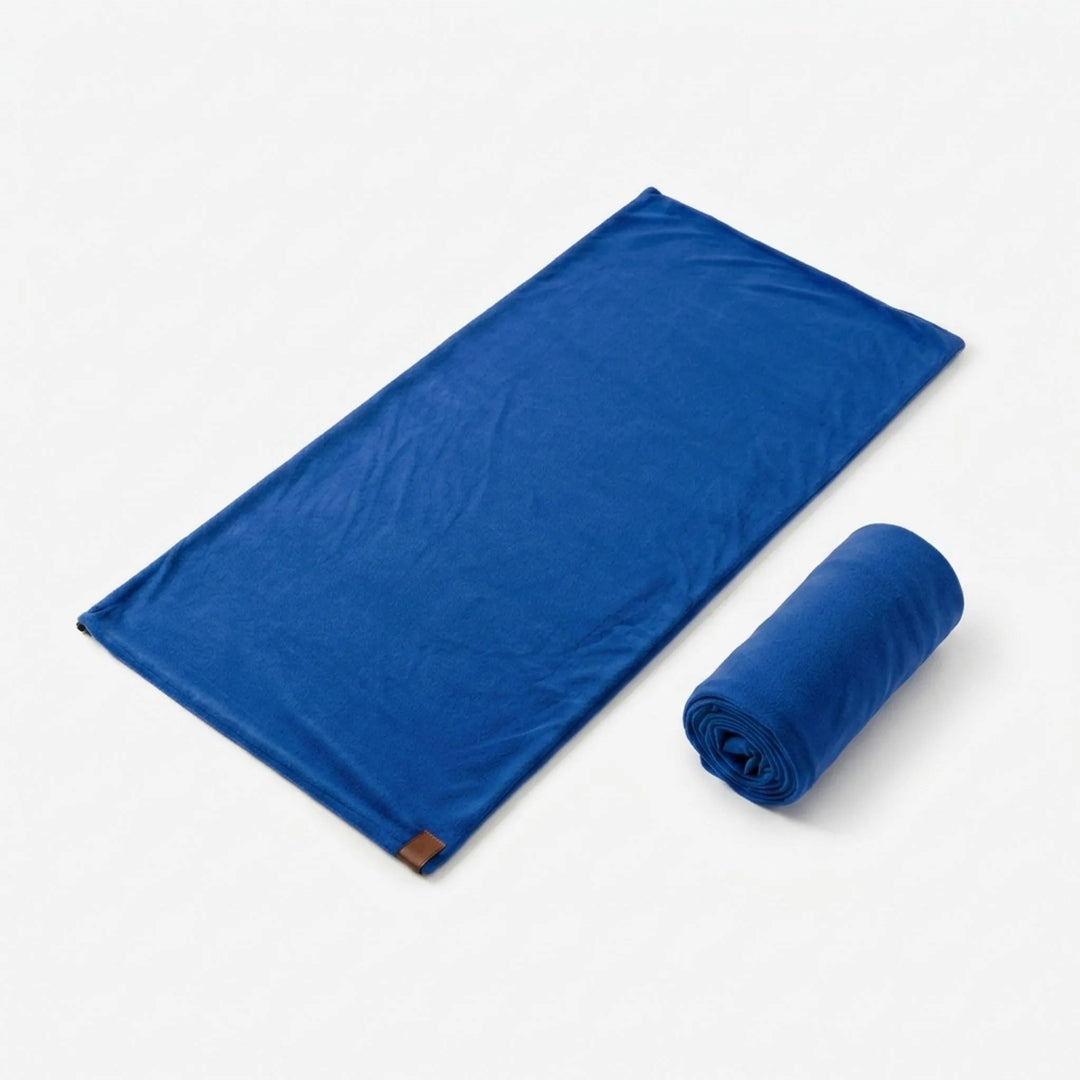 Travel-friendly polyester envelope sleeping liner. Lightweight & hygienic for camping, backpacking, and outdoor adventures.