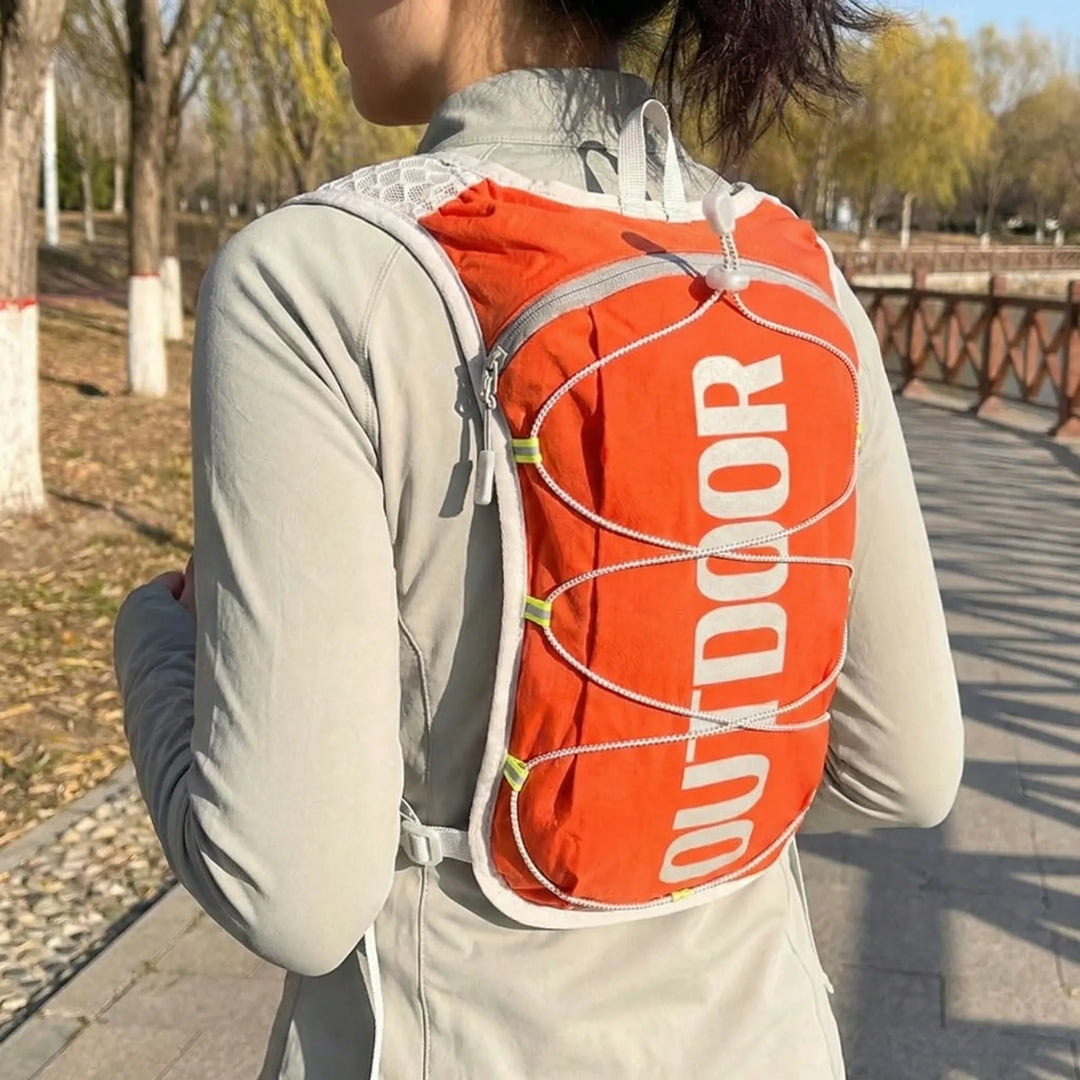 Lightweight unisex hydration vest for running & hiking. Essential outdoor gear for active adventures.
