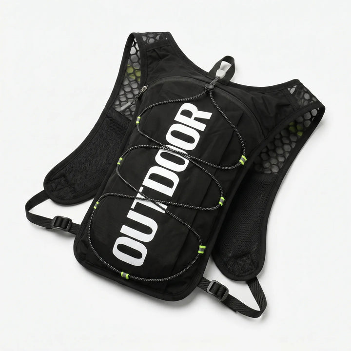 Performance hydration vest for trail running, hiking & cycling. Lightweight outdoor activewear.